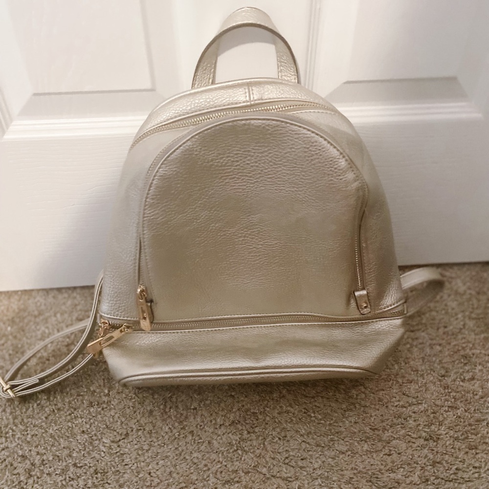 Cute Gold mini backpack